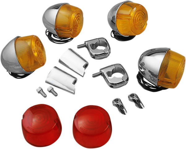 Complete Marker Light Kits Chrome, 1, nordicamoto.ro
