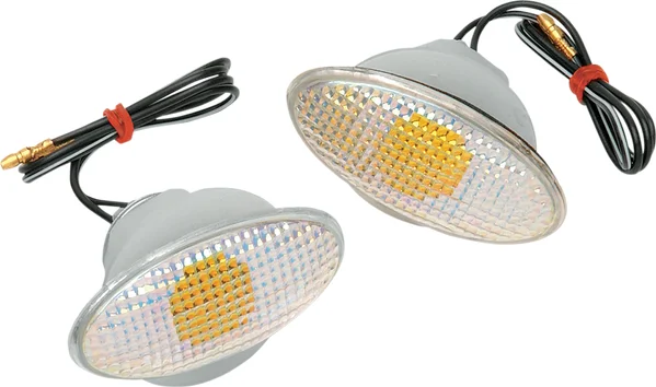 Flat Oval Marker Lights Rainbow, 1, nordicamoto.ro