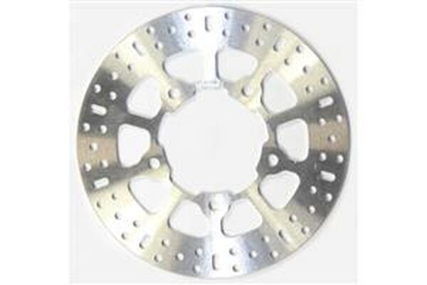 Round D-series Scooter Brake Rotor Silver, Stainless Steel, 1, nordicamoto.ro
