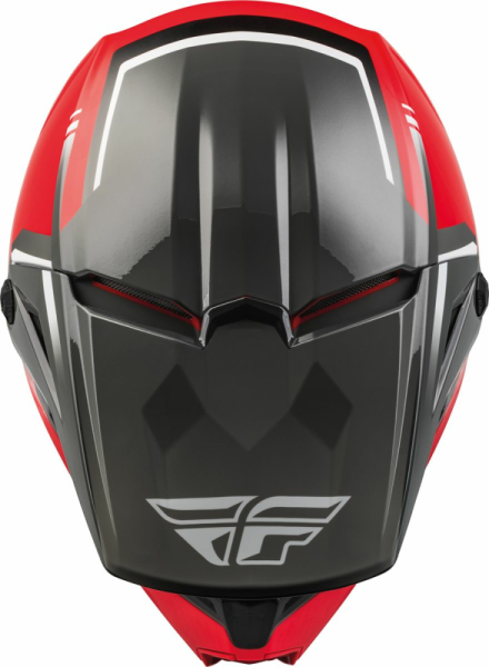 Casca Moto Fly ECE Kinetic Vision sisak, piros/szürke, S méret, 3, nordicamoto.ro