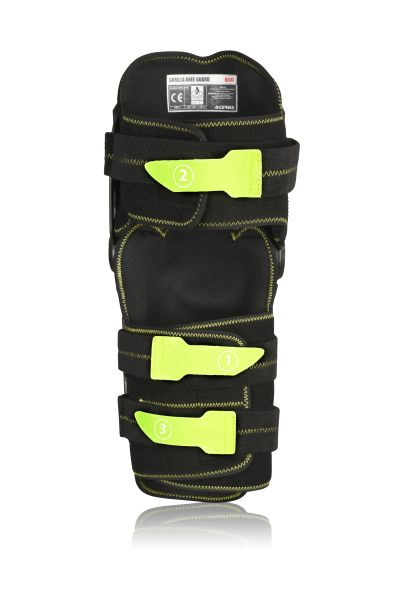 Genunchiere Acerbis Gorilla Negru/Rosu, 5, nordicamoto.ro