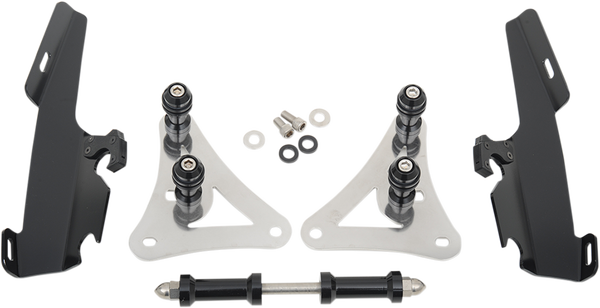 Fats/slim Windshield  Trigger-lock Complete Mount Kit Black, 1, nordicamoto.ro