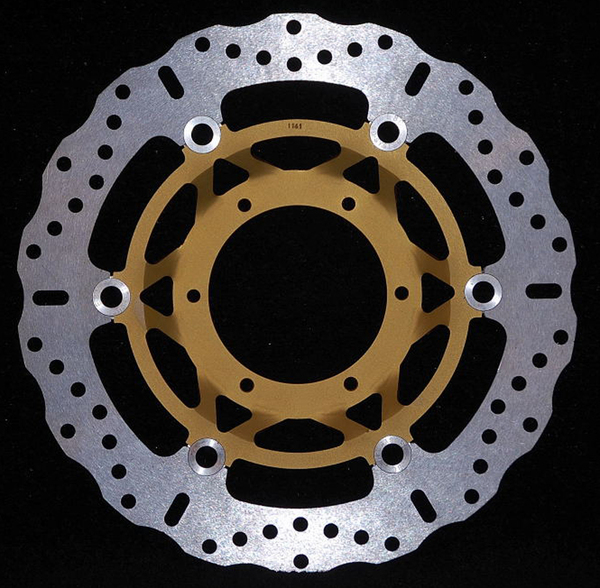 Contour X Series Brake Rotor Gold, Silver, Stainless Steel, 1, nordicamoto.ro
