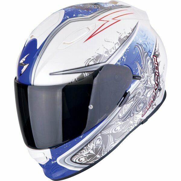 Casca integrala SCORPION EXO-491 RUN S Alb/Negru, 4, nordicamoto.ro