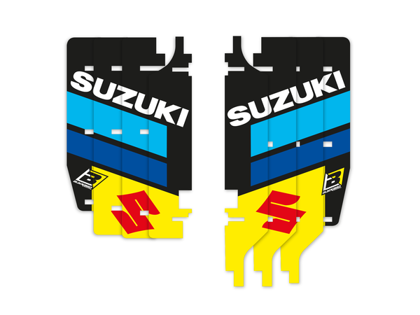 Replica Rad Louver Graphics Black, Blue, Yellow, 1, nordicamoto.ro