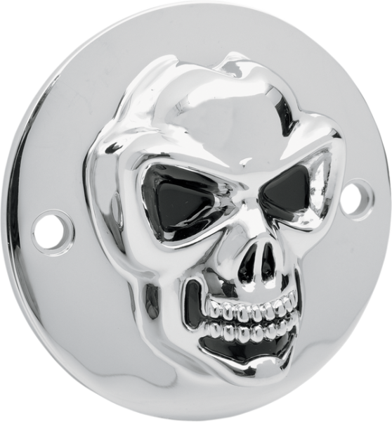 3-d Skull Points Cover Chrome, 1, nordicamoto.ro
