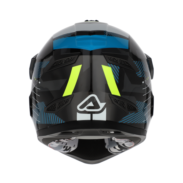Acerbis Rider teljes arcú gyermek sisak, fekete/fluoreszkáló sárga, M-es méret, 5, nordicamoto.ro