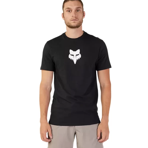 Fox Head Premium fekete póló, M-es méret, 3, nordicamoto.ro