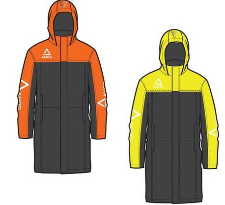 AMOQ fekete/HiVis esőköpeny, L/XL, 2, nordicamoto.ro