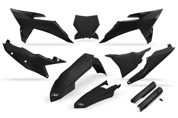 Karosszériakészlet KTM-hez, fekete, 1, nordicamoto.ro