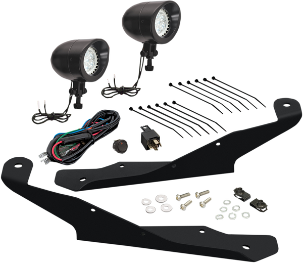 Black Mini Led Light Kit White, 1, nordicamoto.ro