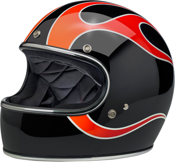 Gringo Full Face Helmet Dice Flames X-small Black, Red XS, 1, nordicamoto.ro