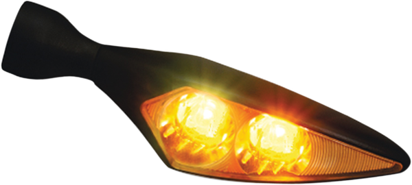 Micro Rhombus Extreme Turn Signals Black, 2, nordicamoto.ro