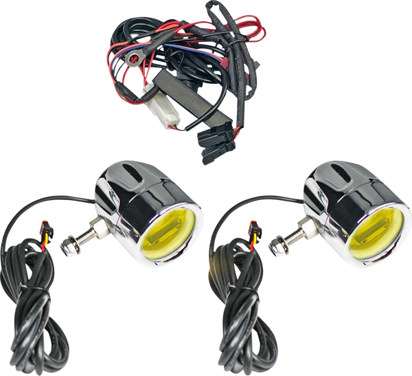 Probeam® Led Halo Fog Lights Chrome, 1, nordicamoto.ro