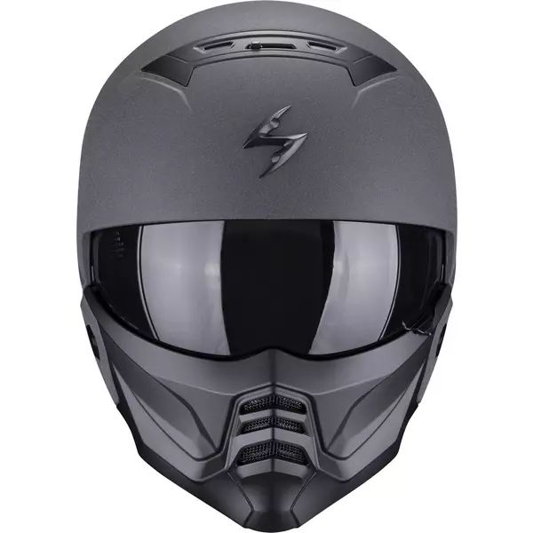 SCORPION EXO-COMBAT II GRAPHITE S motorkerékpár-sisak, sötét szürke, 3, nordicamoto.ro