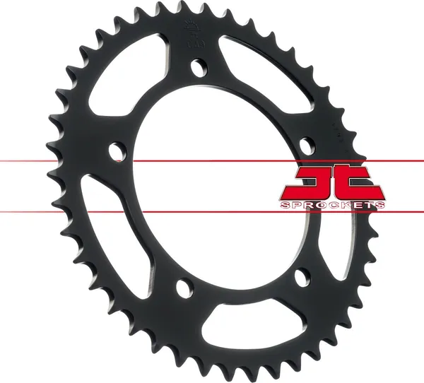 JT SPROCKETS Acél hátsó lánckerék, fekete, 3, nordicamoto.ro