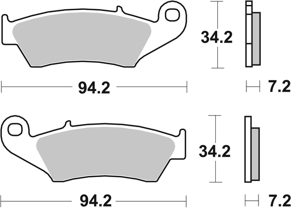 Cs Carbon Brake Pad, 1, nordicamoto.ro