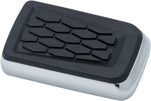 Hex Brake Pedal Pads Black, Silver, 1, nordicamoto.ro
