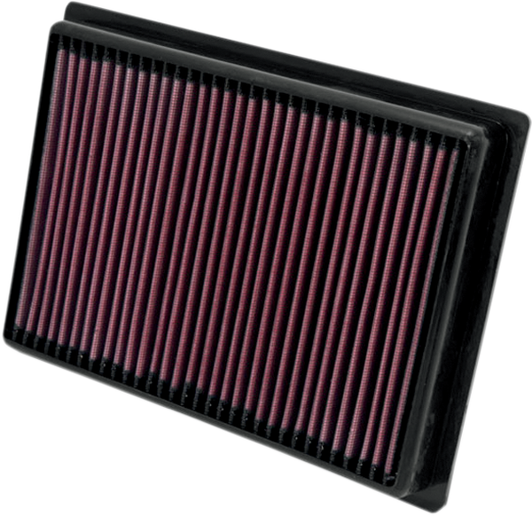 High-flow Air Filter Black, Red, 1, nordicamoto.ro