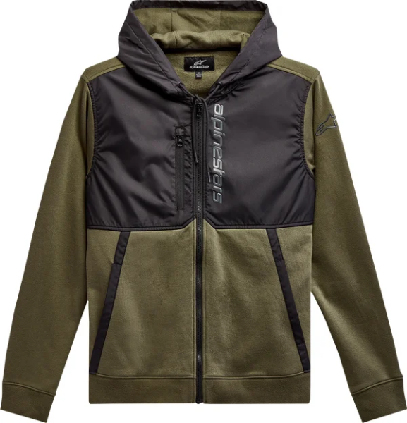 Aligned Zip Hoodie Green L, 1, nordicamoto.ro