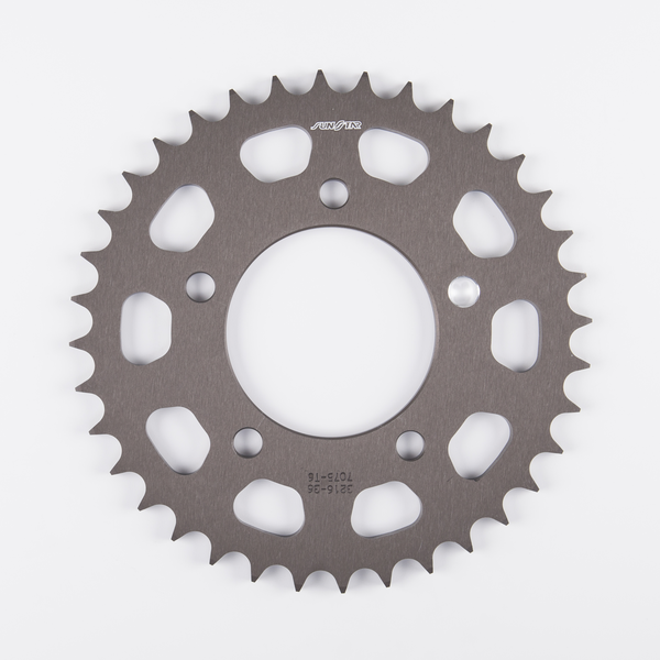 Works Triplestar Aluminum Rear Sprocket Natural, 1, nordicamoto.ro