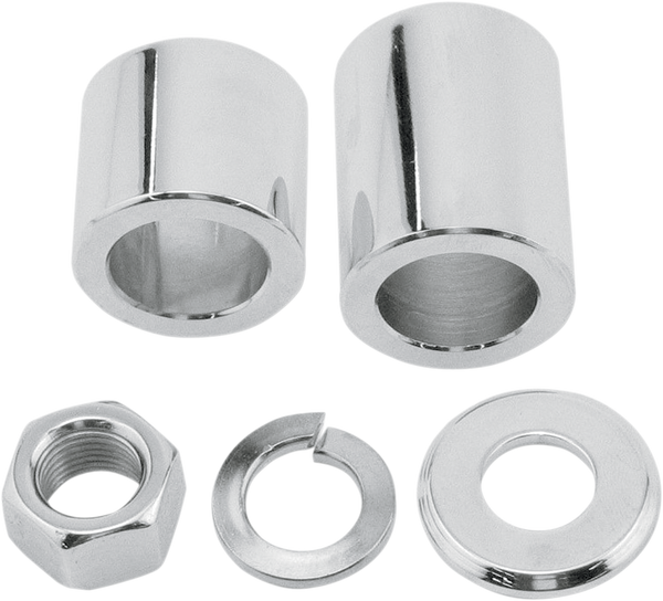 Axle Spacer/nut Kit Silver, 1, nordicamoto.ro
