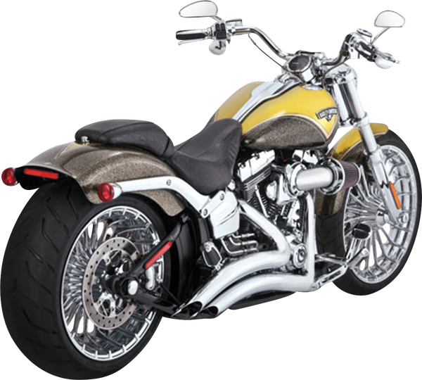 Big Radius Exhaust System Chrome, 3, nordicamoto.ro