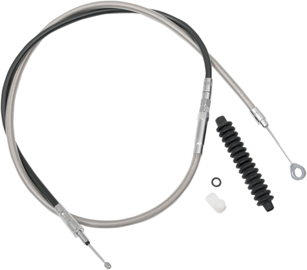 High-efficiency Braided Stainless Steel Clutch Cable Silver Standard, 1, nordicamoto.ro