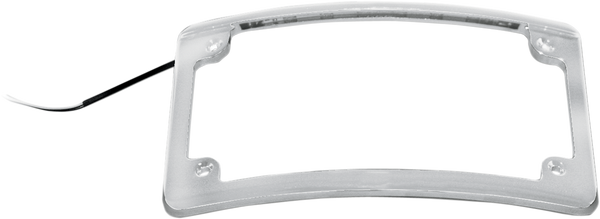 Led License Plate Frame White, 1, nordicamoto.ro