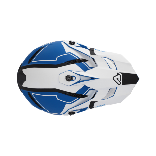 Casca Acerbis Profile 5 White/Blue, 2, nordicamoto.ro