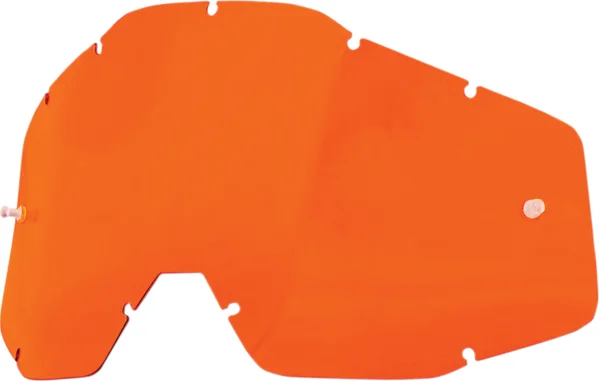 Orange Replacement Lens For 100% Offroad Goggles Orange, 1, nordicamoto.ro