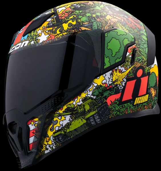 Icon Airflite GP23 zöld S méretű bukósisak, 6, nordicamoto.ro