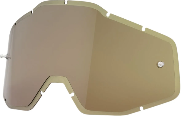 Szemüveglencse 100% Accuri/Strata/Racecraft barna/zöld, 1, nordicamoto.ro