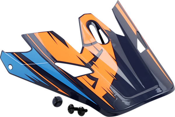 Visor Kt Sector Warp Nv/bl Blue, Orange ONE SIZE, 1, nordicamoto.ro