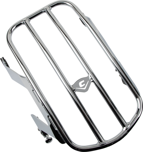Detachable Solo Luggage Rack Silver, 1, nordicamoto.ro