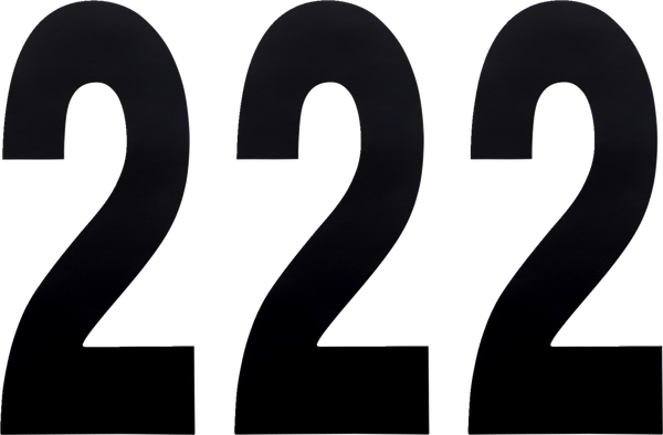 Standard Numbers Black, 2, nordicamoto.ro