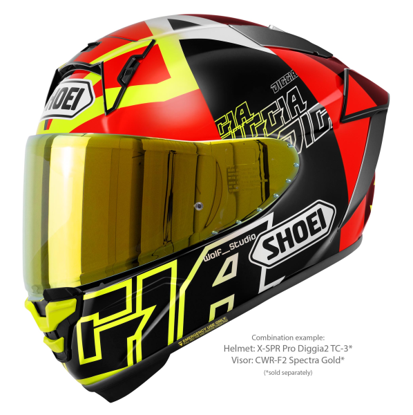 Casca Integrala SHOEI X-SPR PRO DIGGIA2 TC-3 Negru/Rosu/Galben L, 5, nordicamoto.ro