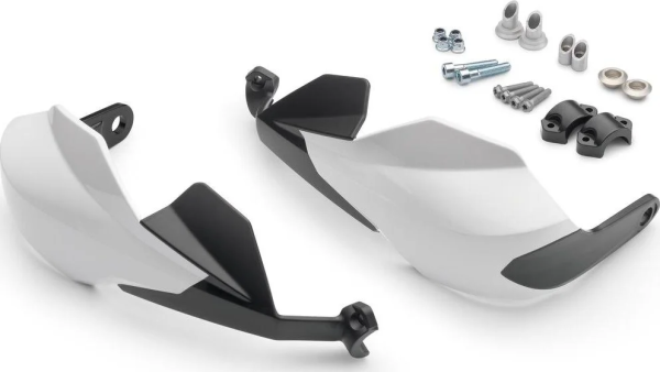 KTM/Husqvarna/Gas-Gas magas, fehér kormányvédő, 1, nordicamoto.ro