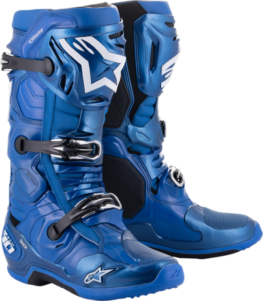 Alpinestars Tech 10 csizma, kék/fekete, 48-as méret, 3, nordicamoto.ro