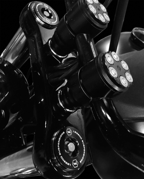 Axeo High-performance Front Suspension System For Fl Touring Models Black, 3, nordicamoto.ro