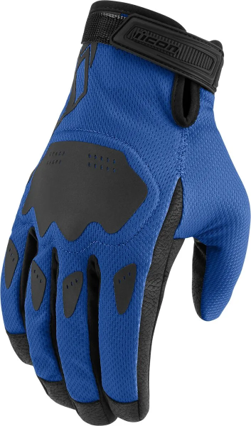Manusi Icon Hooligan™ CE Blue 2XL, 6, nordicamoto.ro