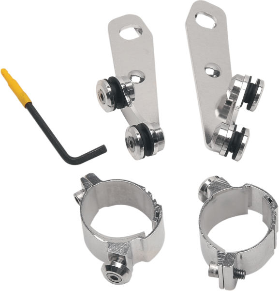 Custom Lower Deflector Mount Kit Silver, 1, nordicamoto.ro