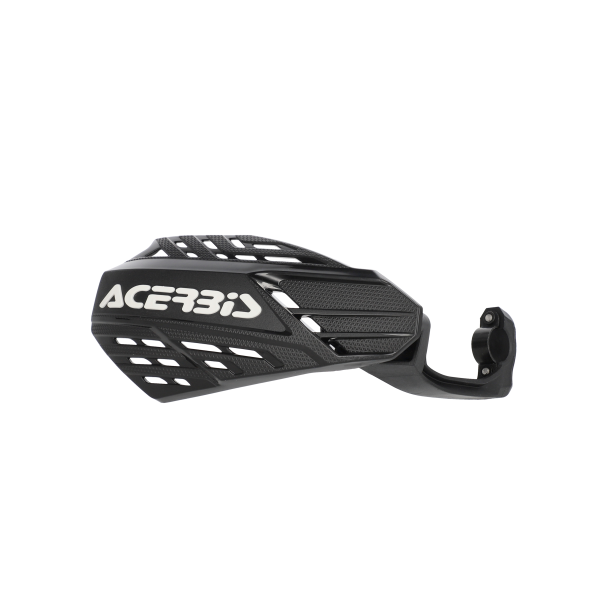 Acerbis Linear Vented univerzális terepkerékpár-kézvédő KTM/Honda/Yamaha/Kawasaki/Husqvarna/GasGas/Beta modellekhez – Fekete/Narancssárga, 15, nordicamoto.ro