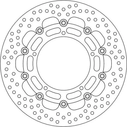 Halo sorozatú úszó versenyrotor, rozsdamentes acélból, 1, nordicamoto.ro