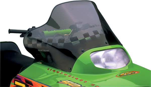 Cobra Windshield Black, Gray, 1, nordicamoto.ro