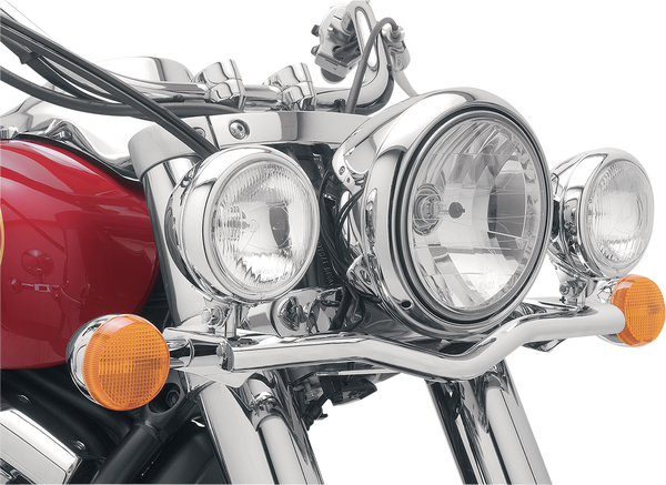 Lightbar With Spotlight Chrome, 4, nordicamoto.ro
