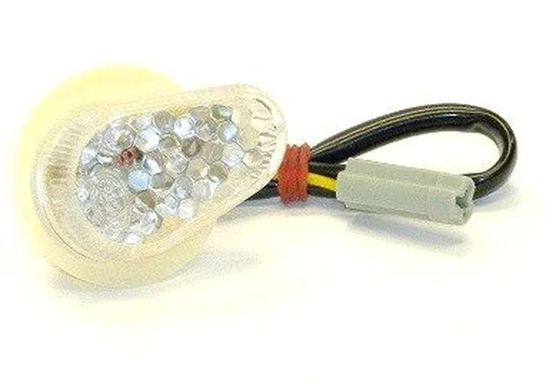 LED-es jelzőfények karosszériaburkolatokhoz, borostyánszínű, 1, nordicamoto.ro