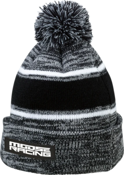 MOOSE RACING Drift Knit Beanie Black  ONE SIZE, 1, nordicamoto.ro