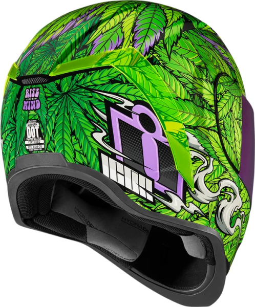 Airform Ritemind Glow Helmet Green M, 9, nordicamoto.ro