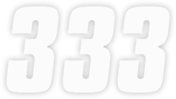 Number Stickers White, 2, nordicamoto.ro